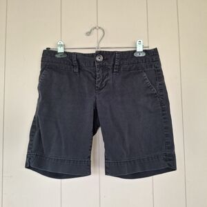 American Eagle Size 2 Black Denim Casual Shorts